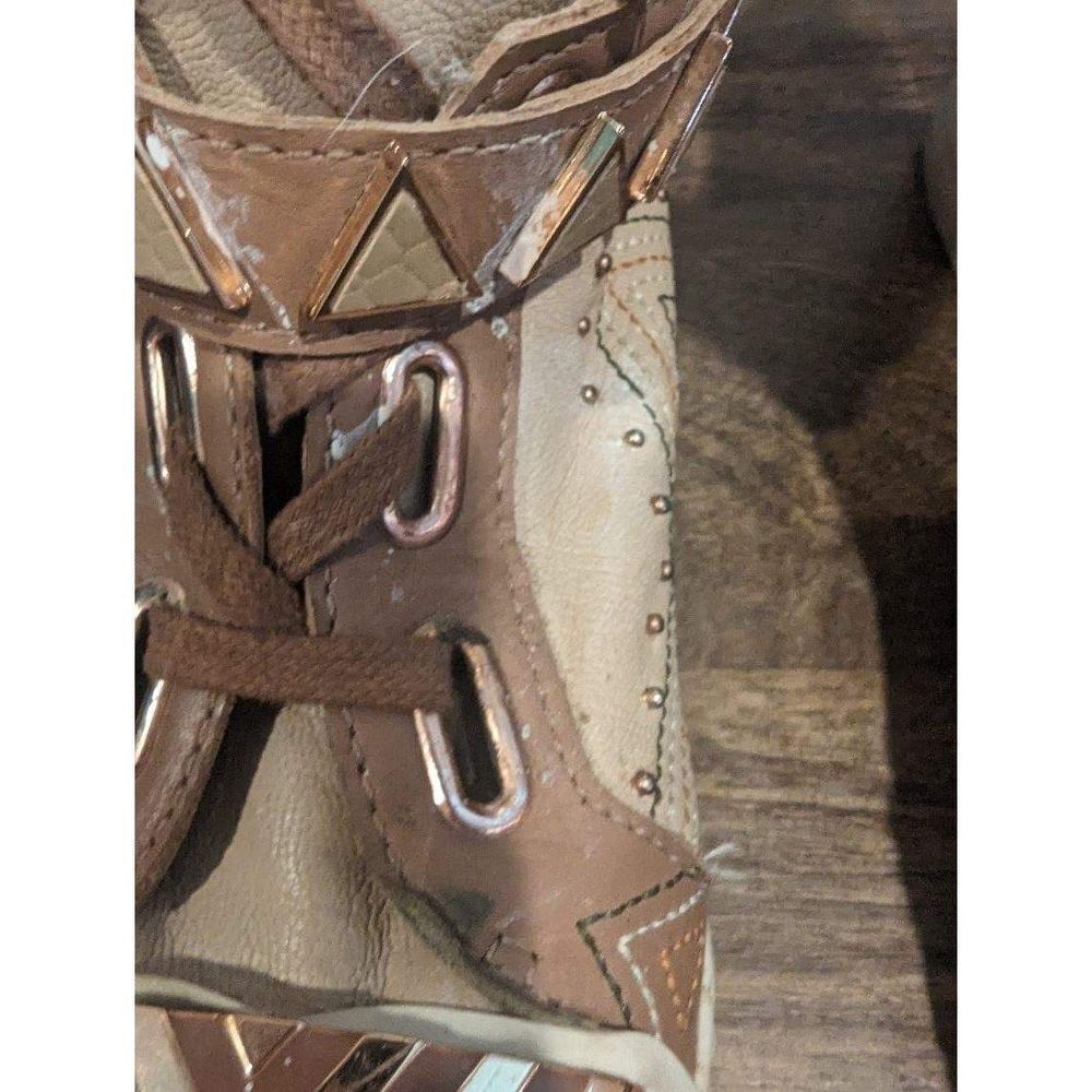 Ivy Kirzhner~Lunar~Hidden Wedge Sneaker Gold - 9 - Picture 9 of 9